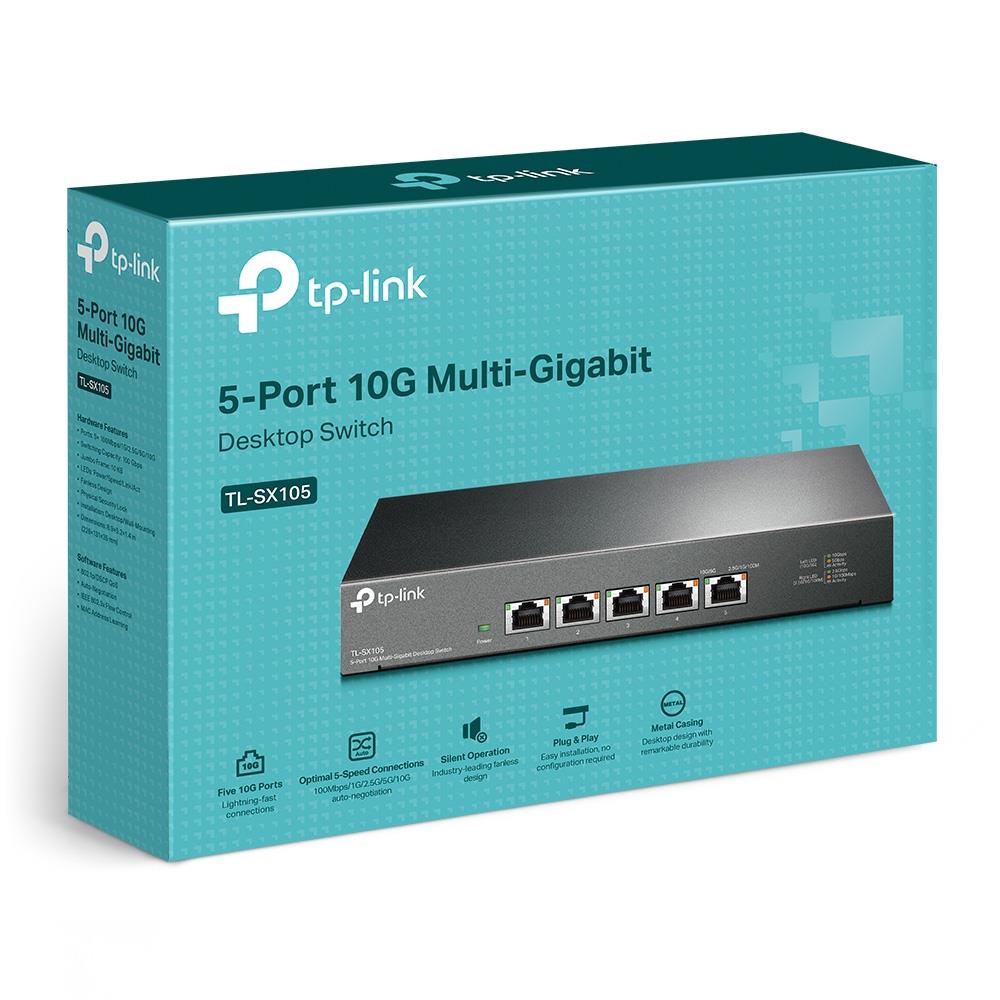 TP-LINK TL-SX105 10GBPS 5 PORT SWITCH